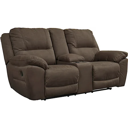 Reclining Loveseat with Console