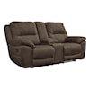 Signature Design Next-Gen Gaucho Reclining Loveseat with Console