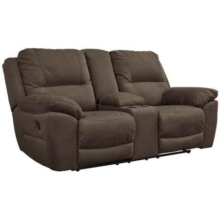 Reclining Loveseat with Console