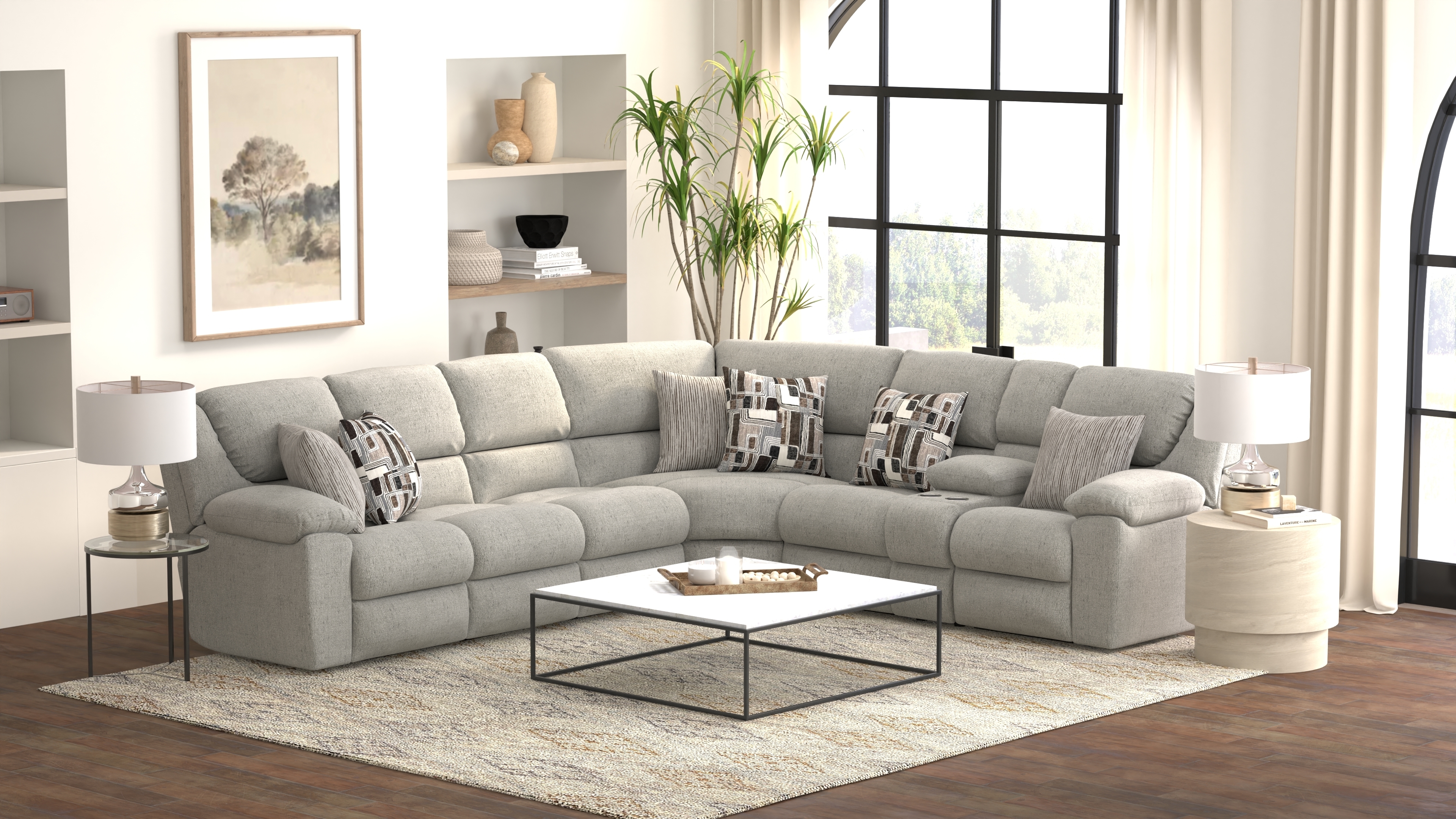Catnapper Quinn 3-Piece Reclining Sectional Sofa