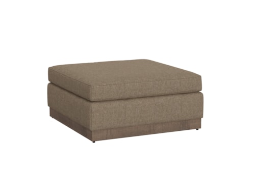 Contemporary Upholstered Square Ottoman
