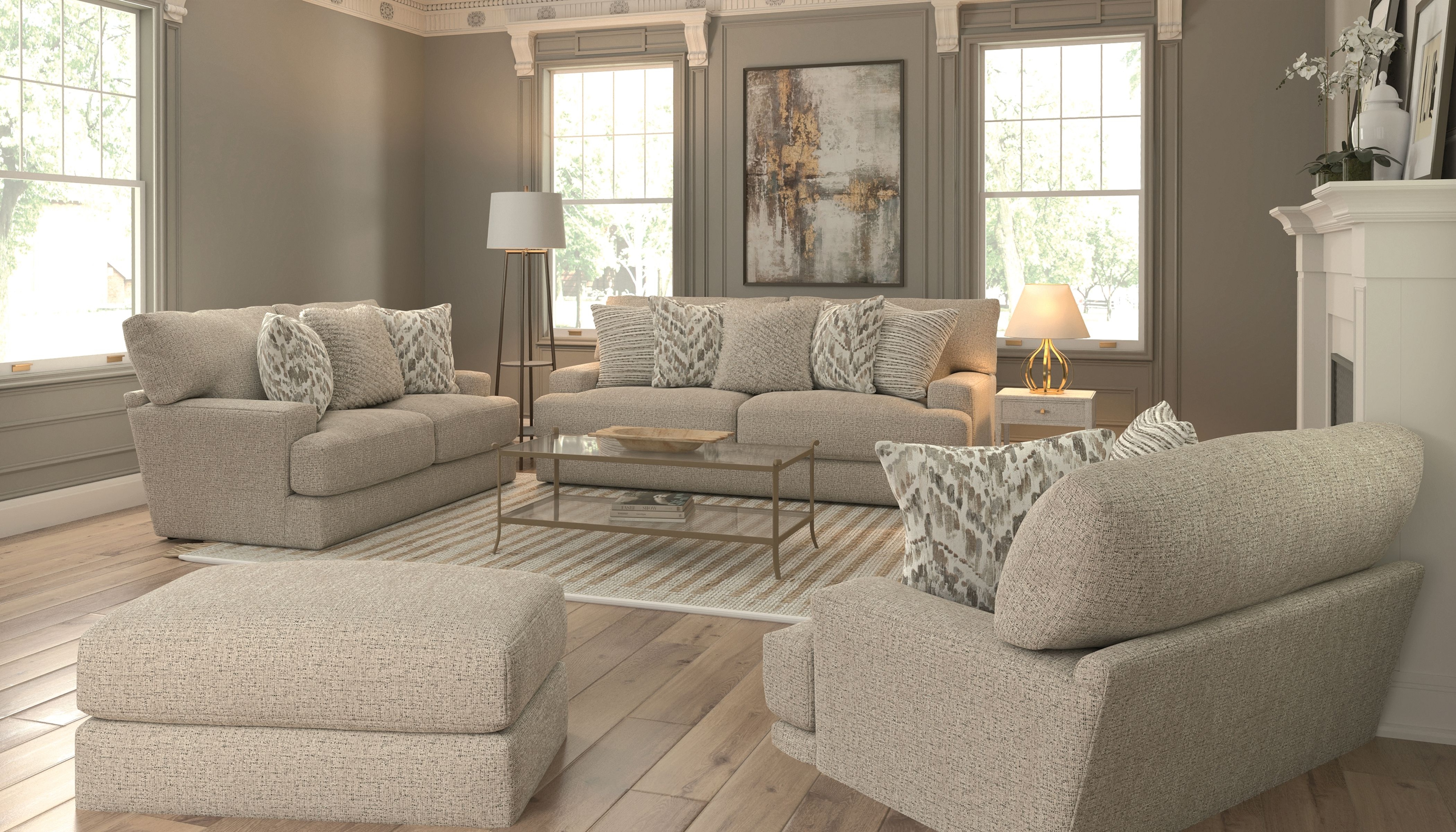 Jackson Furniture Brett Rectangular Ottoman