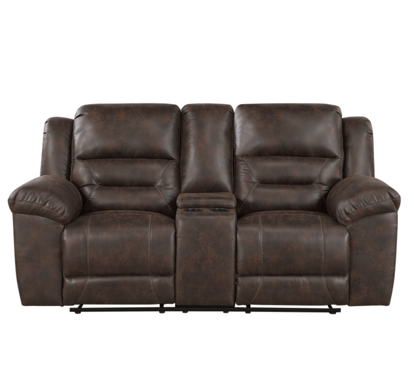 Homelegance Hazen Manual Dual Reclining Loveseat