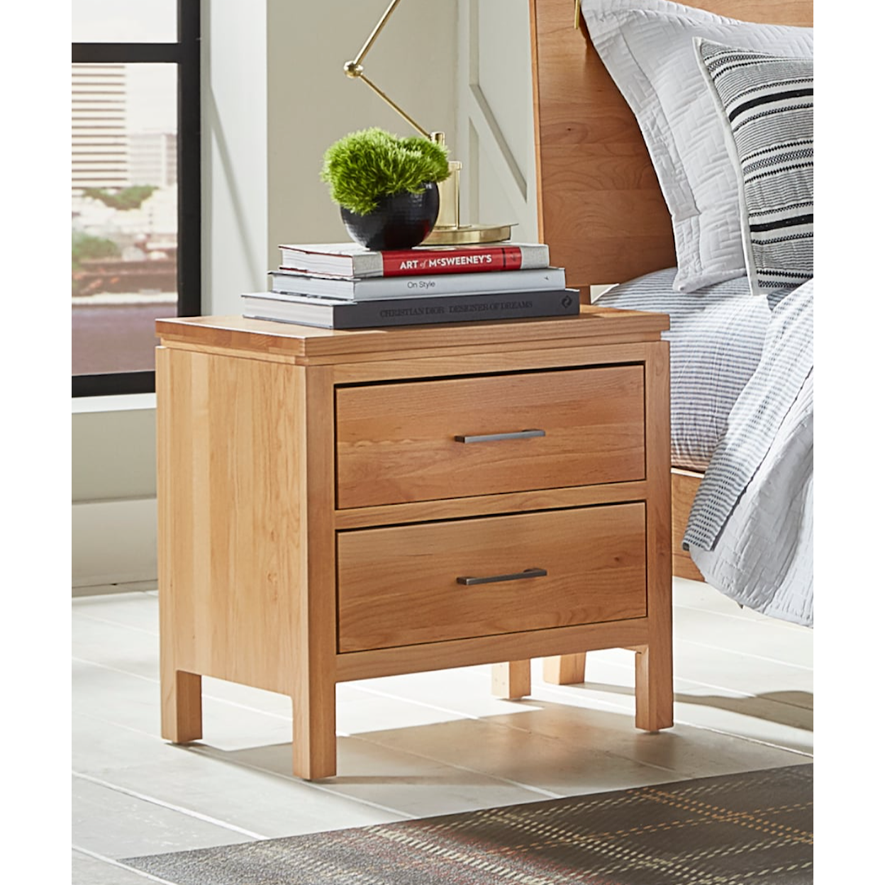 Archbold Furniture 2 West 2-Drawer Nightstand