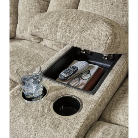 Power Reclining Loveseat With Console