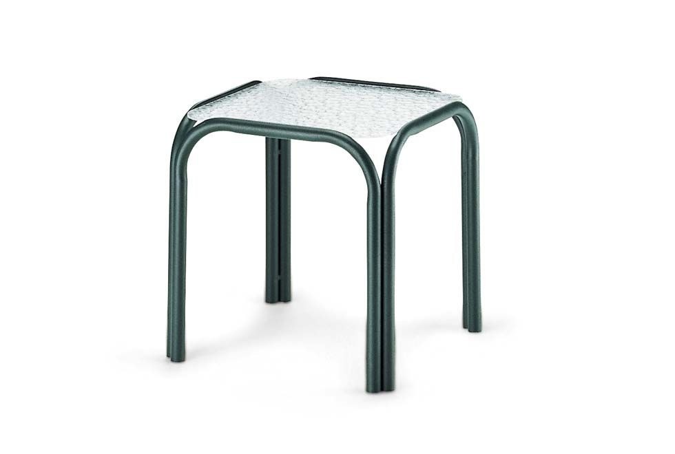 Obscure 17" Square Acrylic-Top End Table