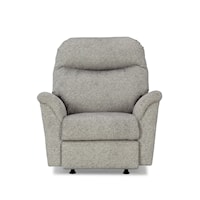 Casual Power Rocker Recliner with Power Tilt Headrest and USB Charger
