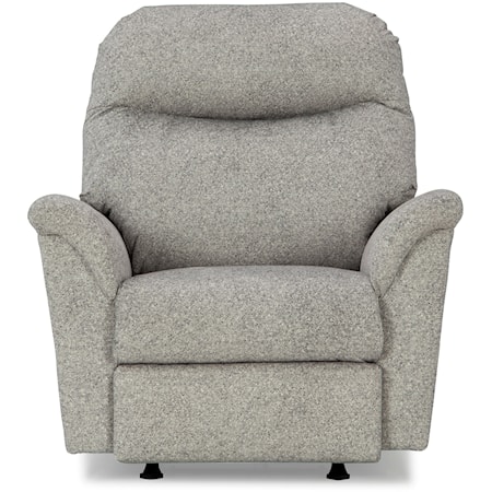 Casual Power Space Saver Recliner with Power Tilt Headrest and USB Charger