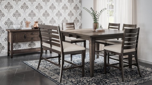 Counter Height Table and Chair Set