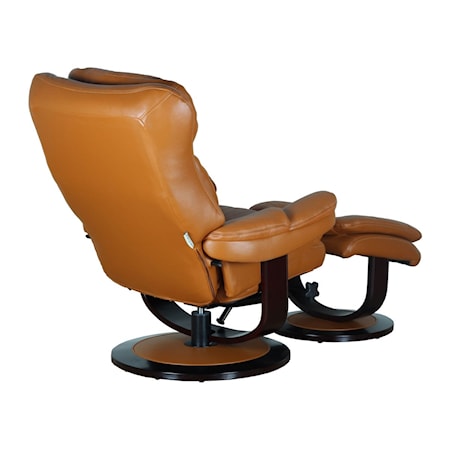 Swivel Recliner and Ottoman Set