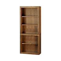 Mid-Century Modern Bookcase with Adjustable Shelving