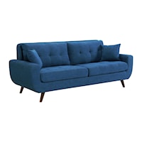 Contemporary Sofa with Two Pillows