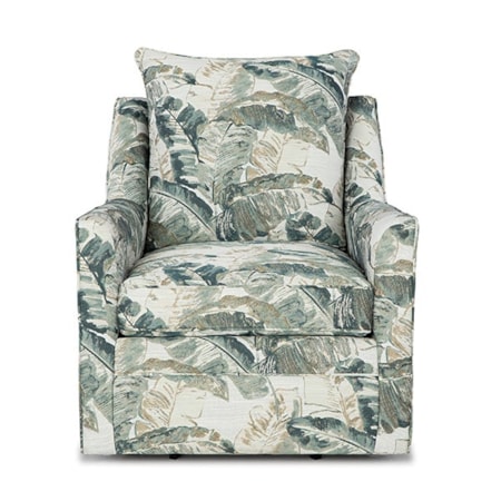 Pillow-Back Swivel Chair