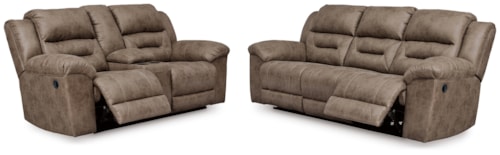 Reclining Sofa And Power Reclining Loveseat