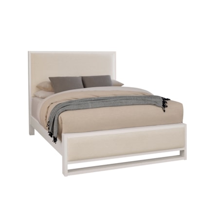 King Upholstered Panel Bed