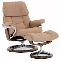 Large Signature Reclining Chair and Ottoman