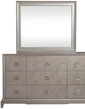 9-Drawer Dresser and Mirror