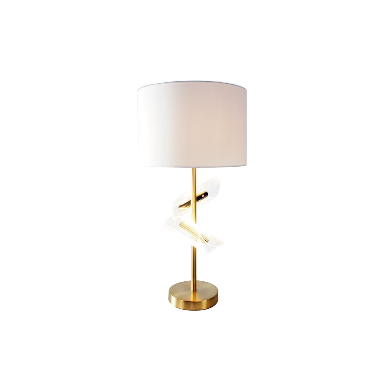 Crown Mark Crown Mark GOLD ROTARY 3 WAY TABLE LAMP |