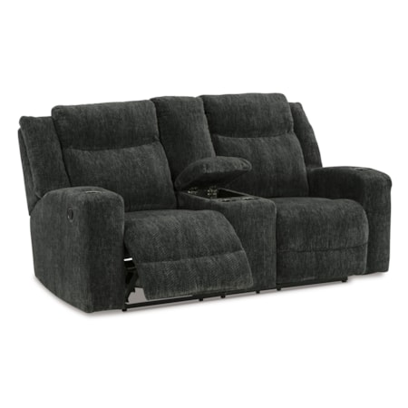 Reclining Loveseat with Console