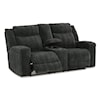 Ashley Furniture Signature Design Martinglenn Reclining Loveseat with Console