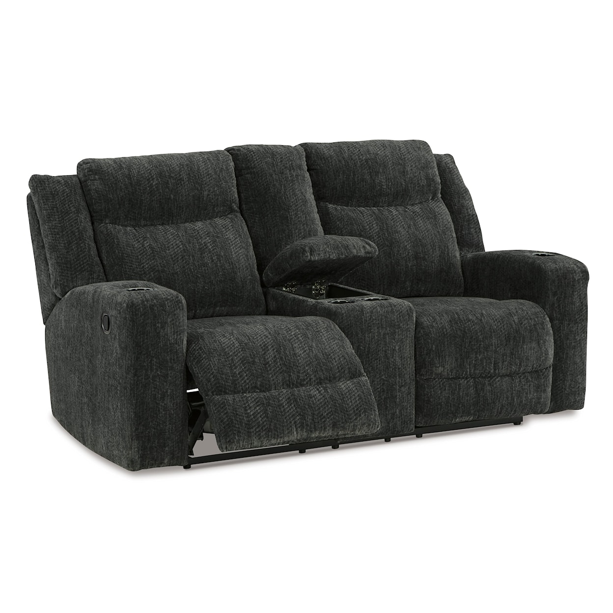 Signature Design by Ashley Martinglenn Reclining Loveseat with Console