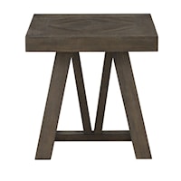 Contemporary Rustic End Table
