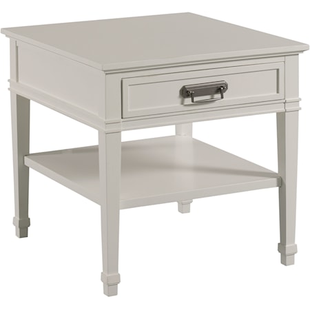 Transitional Rectangular End Table