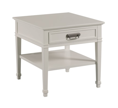 Transitional Rectangular End Table