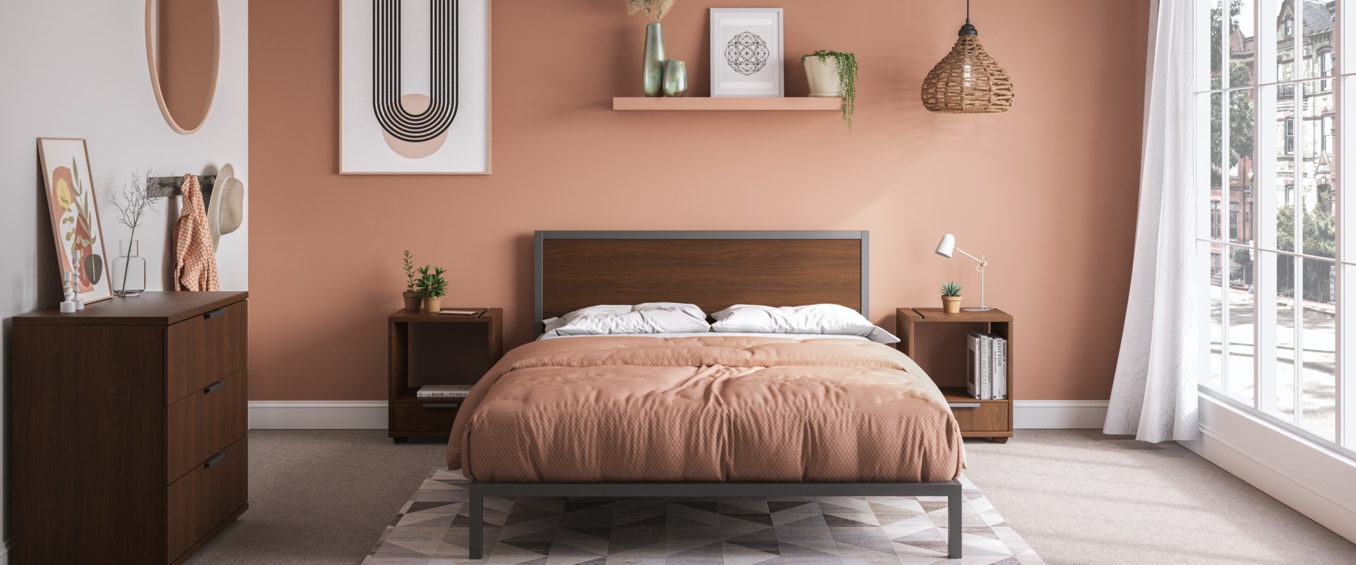 Contemporary 4-Piece Queen Bedroom Set