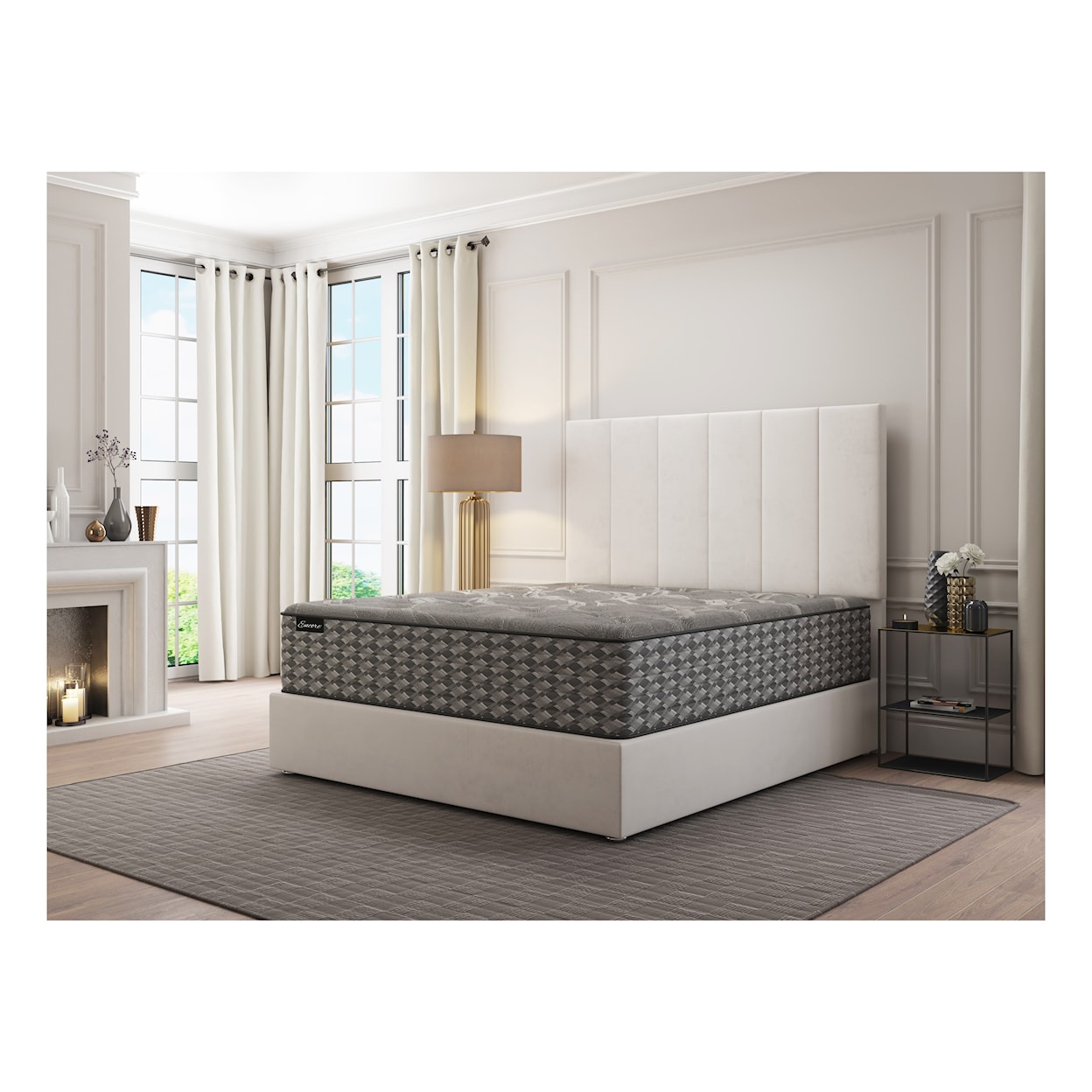 Sherwood Bedding Oasis Super Plush Queen Plush Soft Mattress