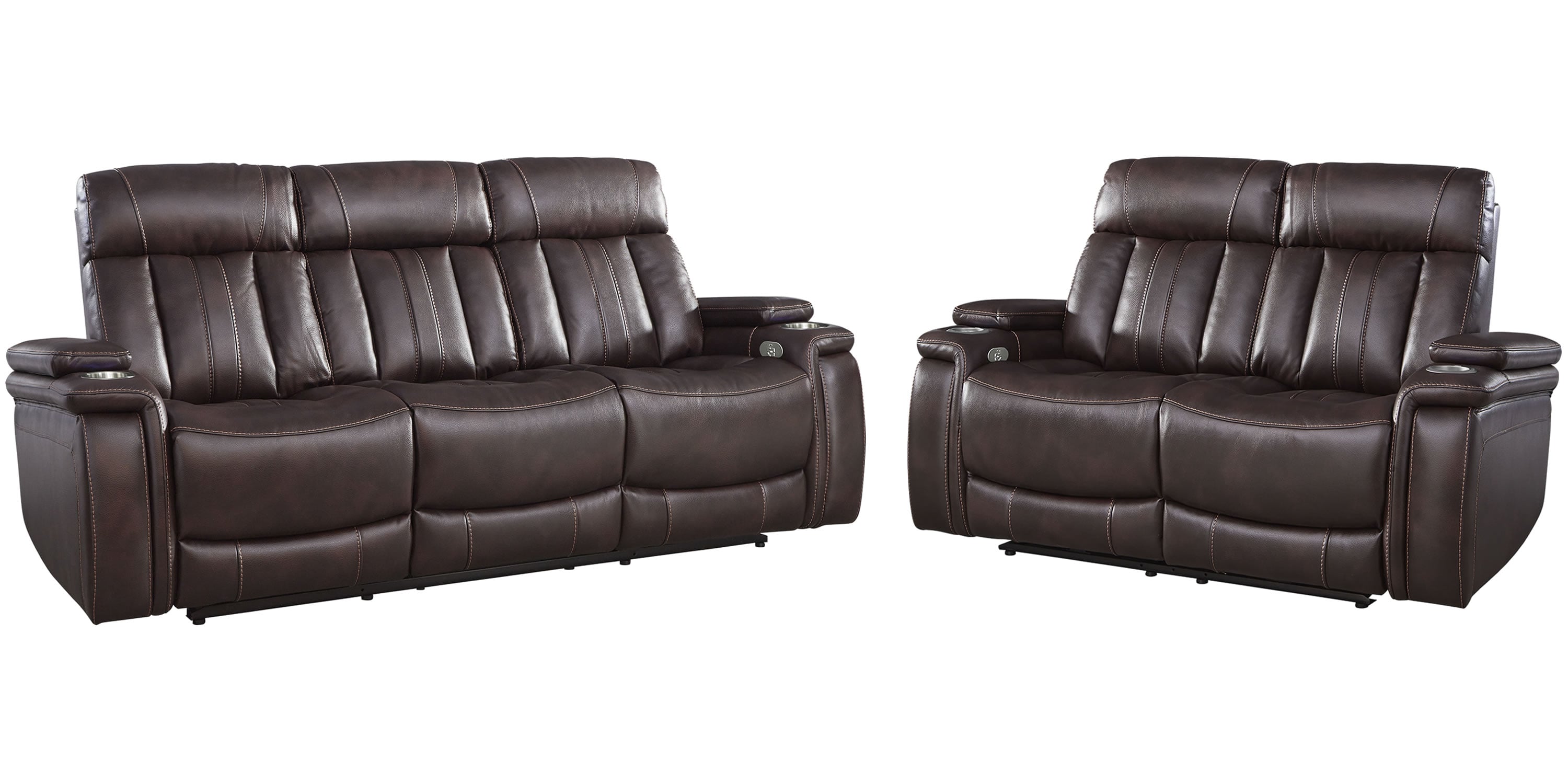 Parker Living Royce Power Reclining Sofa and Loveseat Set