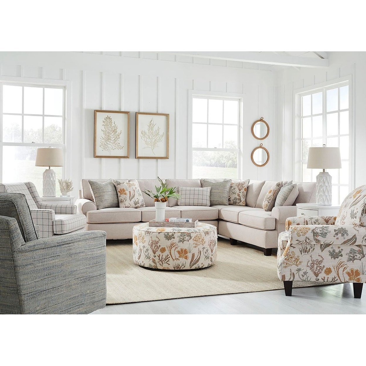 Fusion Furniture 39 LAURENT Living Room Set