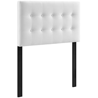 Twin Biscuit Tufted Performance Velvet Headboard