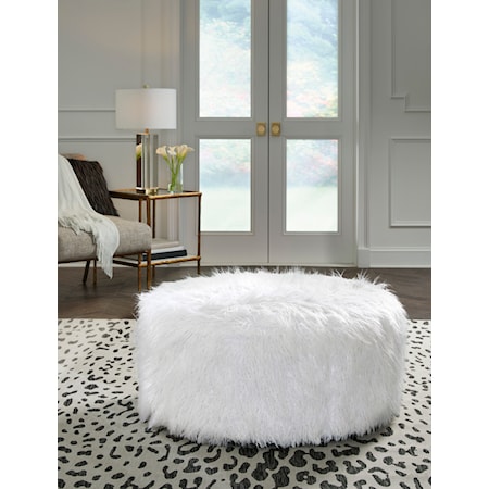 Oversized Accent Ottoman