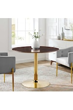 Modway Verne Verne 40" Round Terrazzo Dining Table
