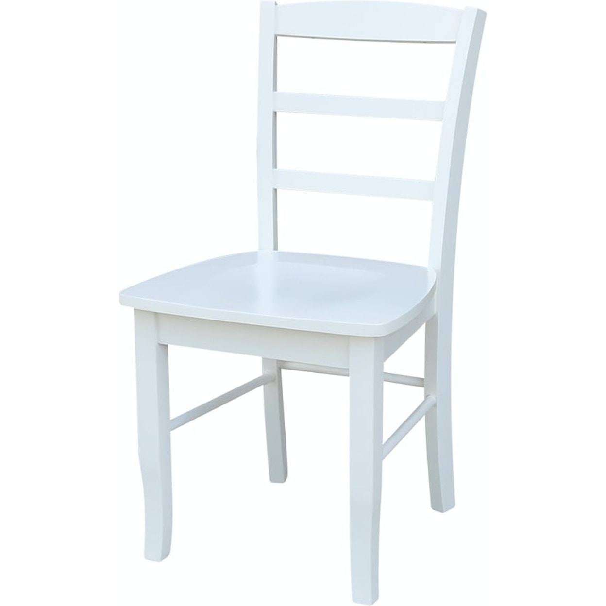 John Thomas Dining Essentials Madrid Chair in Pure White