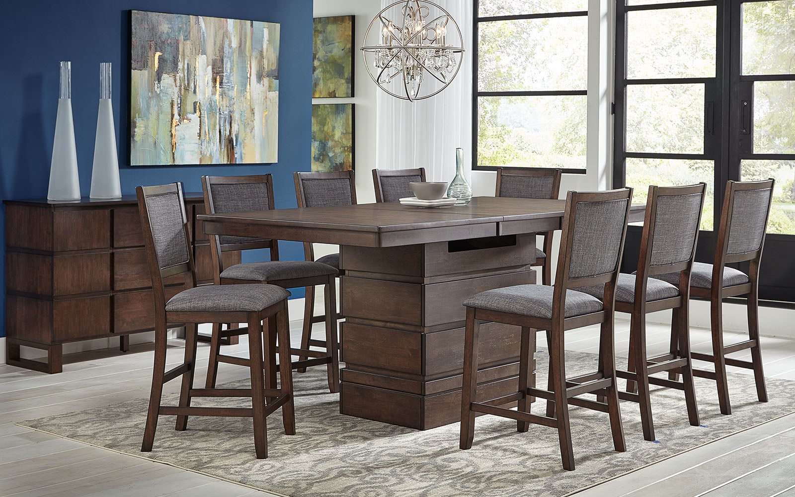 AAmerica Chesney Adjustable Dining Table