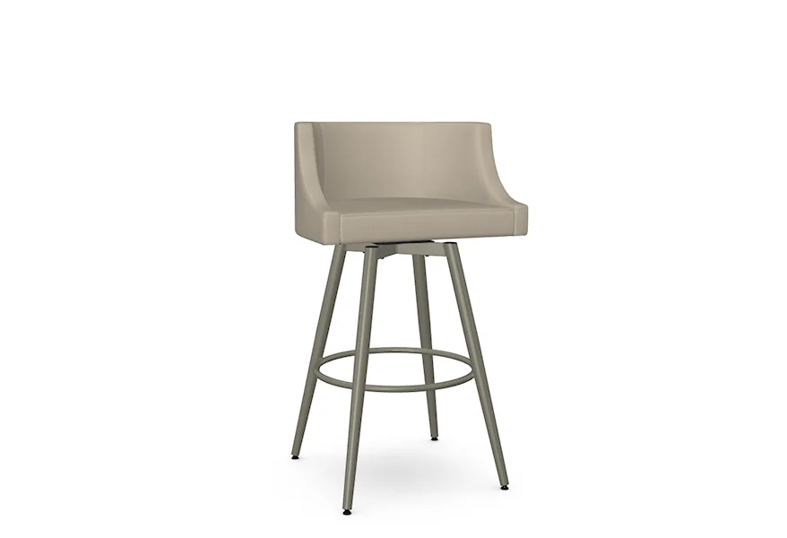 Boudoir Customizable Radcliff Swivel Bar Stool by Amisco at Esprit Decor Home Furnishings