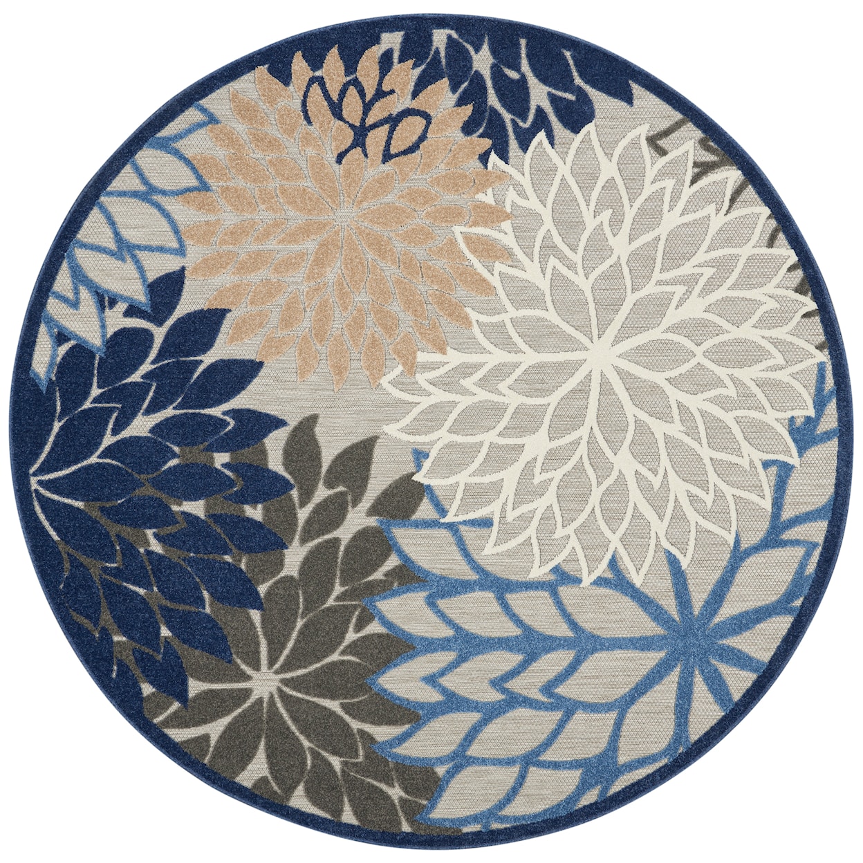 Nourison Aloha 7'10" Round  Rug