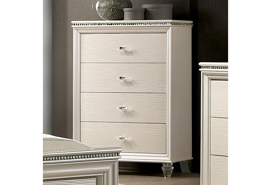 Allie 4-Drawer Chest by Furniture of America at Furniture and More