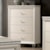 Furniture of America - FOA Allie Contemporary Glam 4-Drawer Chest with Felt-Lined Top Drawer
