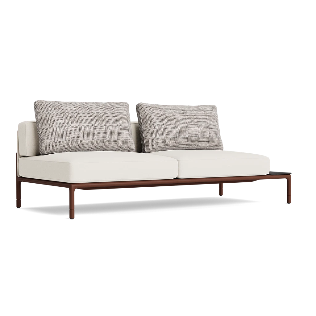 Moto Armless Sectional with Right Table