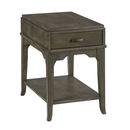 Rectangular 1-Drawer Chairside Table