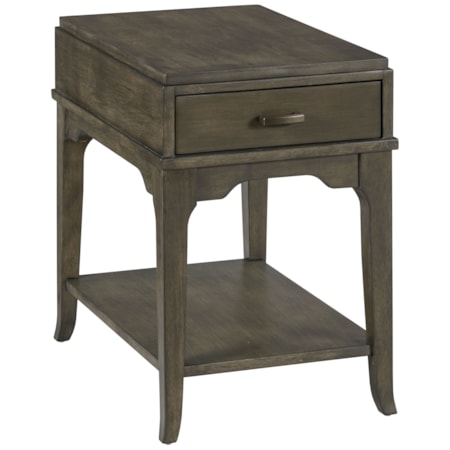 Rectangular 1-Drawer Chairside Table