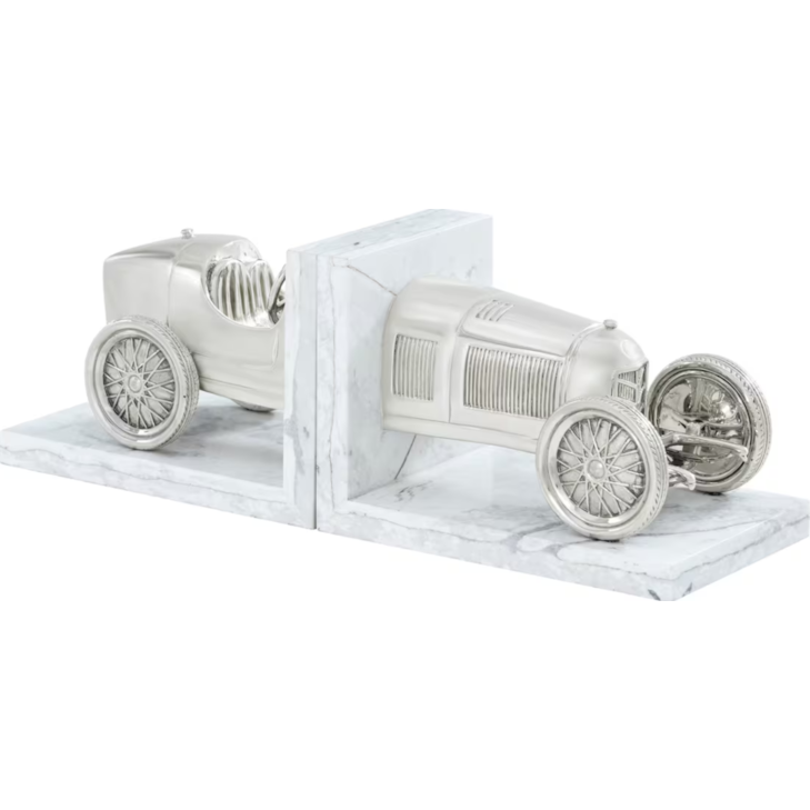 Theodore Alexander Spencer London Nickel Plated Bookend