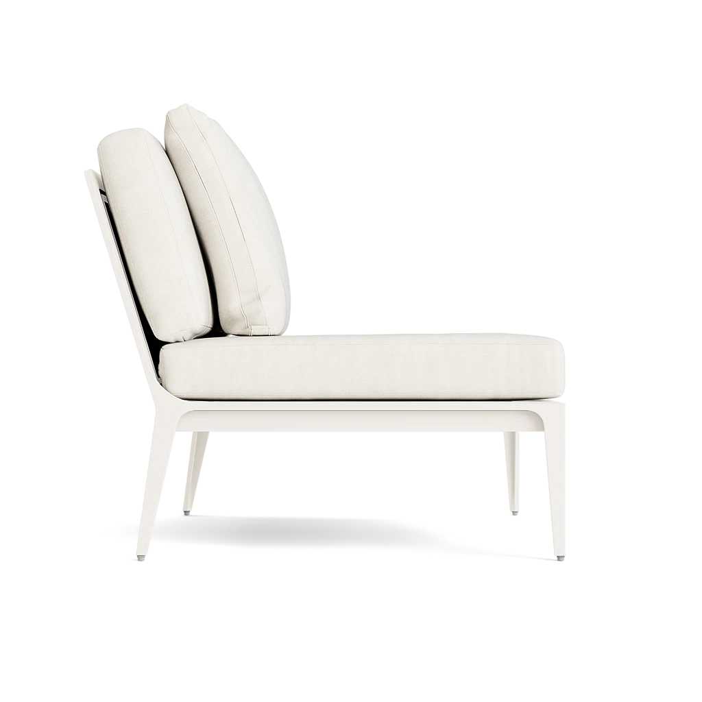 Still Armless Chair w/Throw Pillow