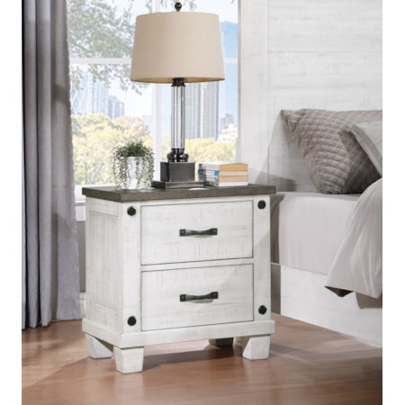 Lilith 2-Drawer Nightstand