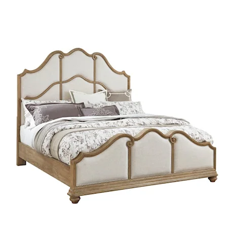 Traditional Queen Upholstered Bed