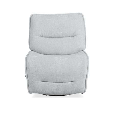 Armless Swivel Glider Recliner (Set of 2)