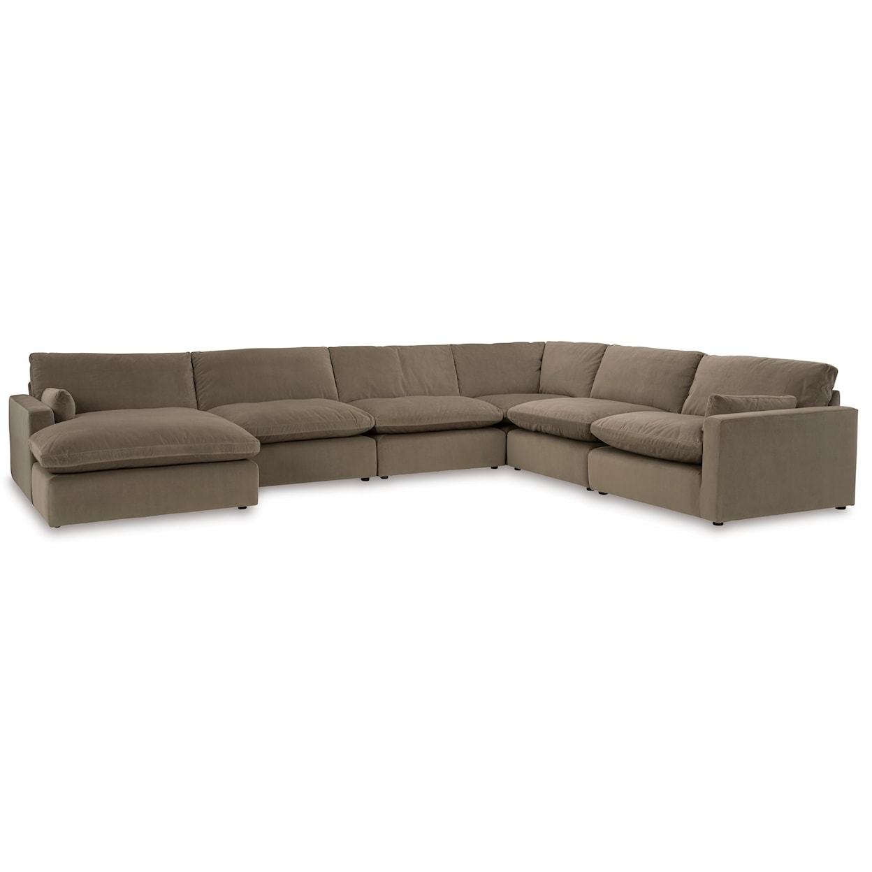 Signature Design Sophie 6-Piece Sectional with Chaise